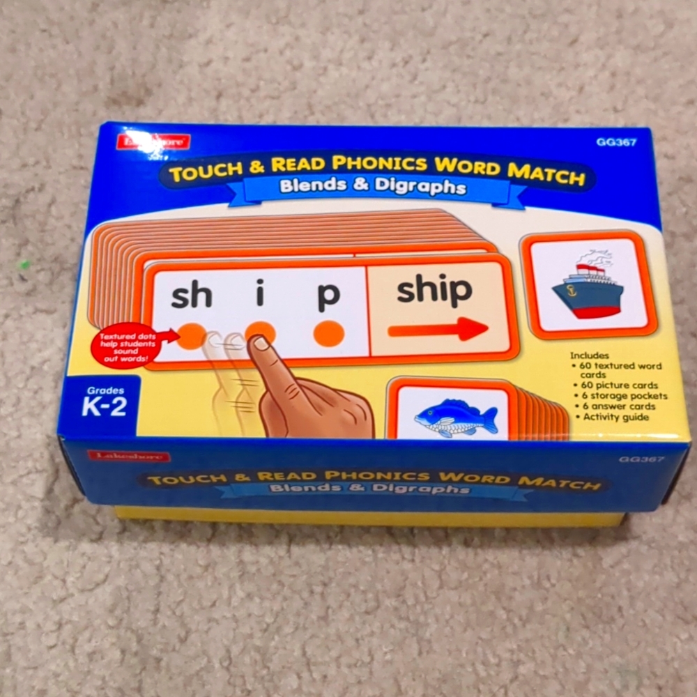 Touch and Read Blends and Digraphs